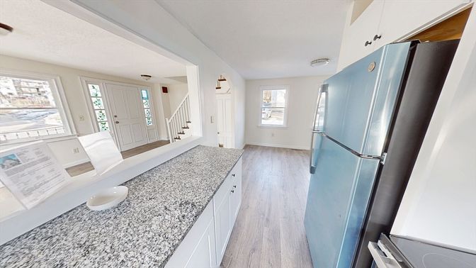 Interior, Kitchen, Wood Texture Flooring