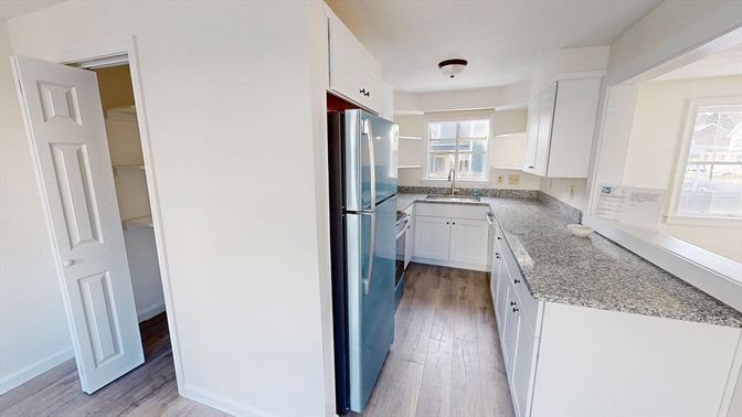 Interior, Kitchen, Wood Texture Flooring