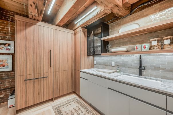 Bathroom, Interior, Wooden Beams, Wooden Ceilings, Wood Texture Flooring