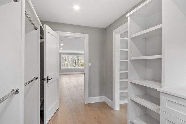 Interior, Recessed Lighting, Walk-in Closets, Wood Texture Flooring