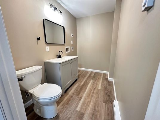 Bathroom, Interior, Wood Texture Flooring