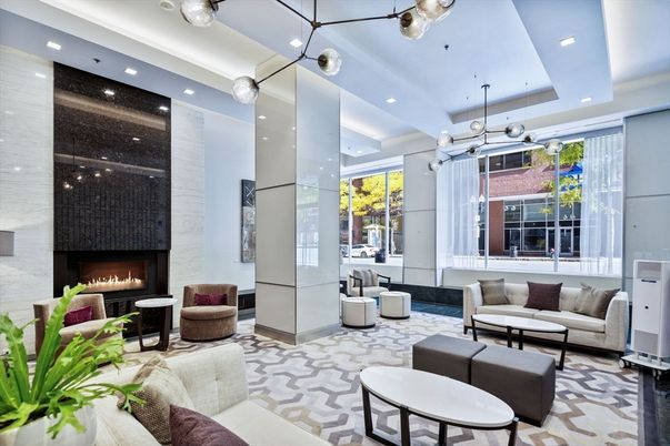 Fireplace, Interior, Living room, Pendant Lights, Recessed Lighting