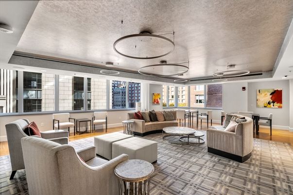 Interior, Living room, Pendant Lights, Wood Texture Flooring