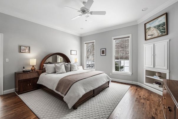 Bedroom, Interior, Wood Texture Flooring