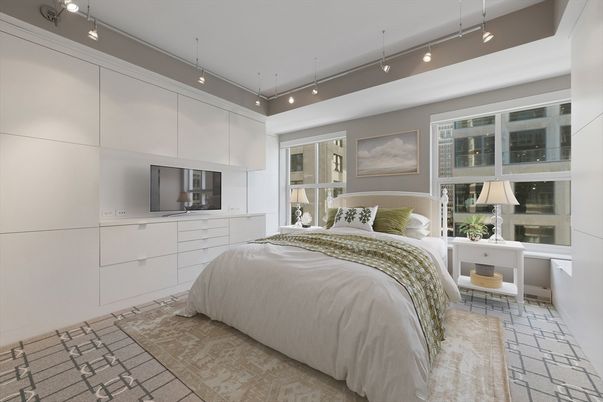 Bedroom, Interior, Pendant Lights
