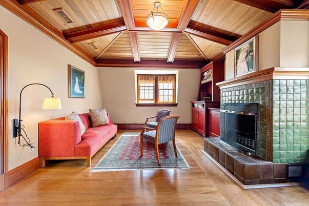 Fireplace, Interior, Living room, Wooden Beams, Wooden Ceilings, Wood Texture Flooring