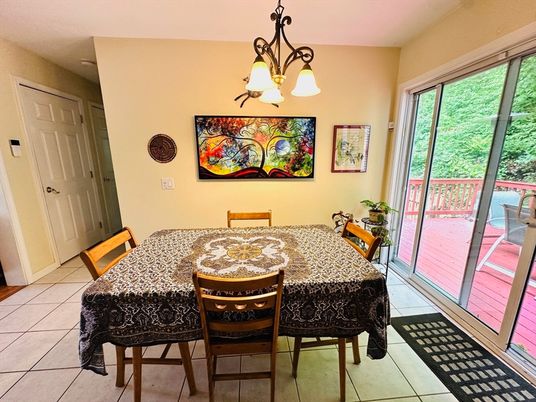 Dining room, Interior, Pendant Lights