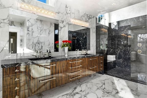 Bathroom, Interior, Marble, Marble Walls