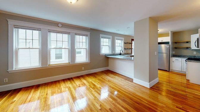 Interior, Kitchen, Wood Texture Flooring