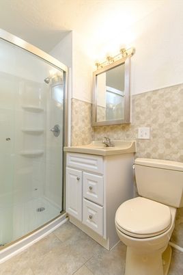 Bathroom, Glass Shower, Interior