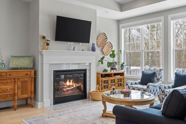 Fireplace, Interior, Living room, Wood Texture Flooring