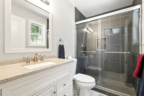 Bathroom, Glass Shower, Interior