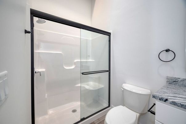 Bathroom, Glass Shower, Interior