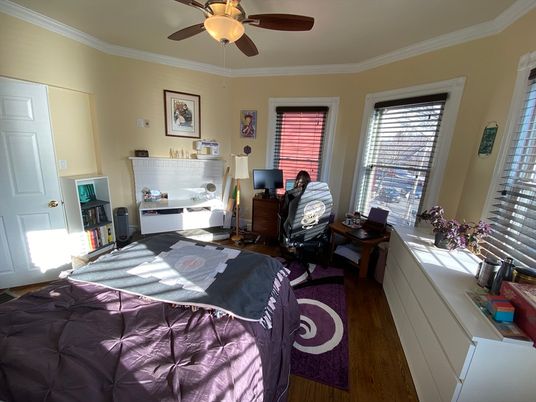 Bedroom, Home Office, Interior, Wood Texture Flooring