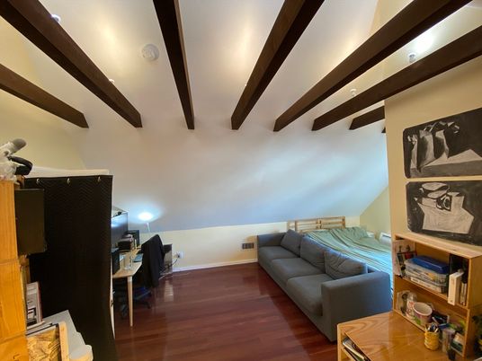 Interior, Living room, Wooden Beams, Wood Texture Flooring