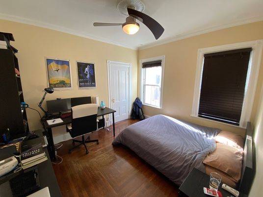 Bedroom, Home Office, Interior, Wood Texture Flooring
