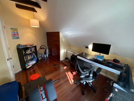 Home Office, Interior, Wood Texture Flooring