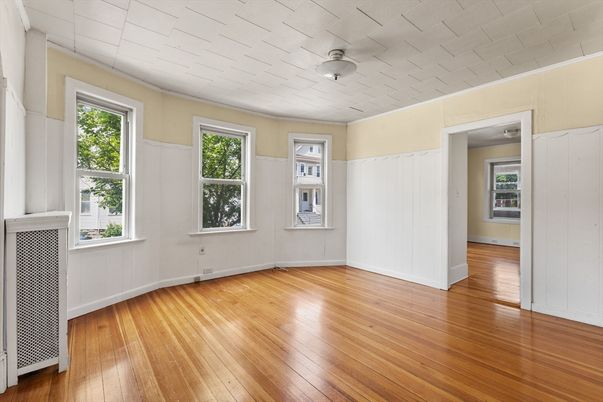 Empty room, Interior, Wood Texture Flooring
