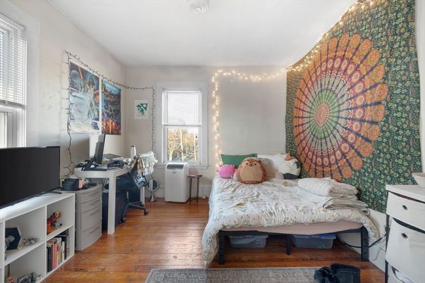 Bedroom, Home Office, Interior, Wood Texture Flooring