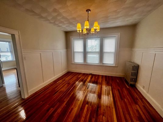 Chandelier, Empty room, Interior, Wood Texture Flooring