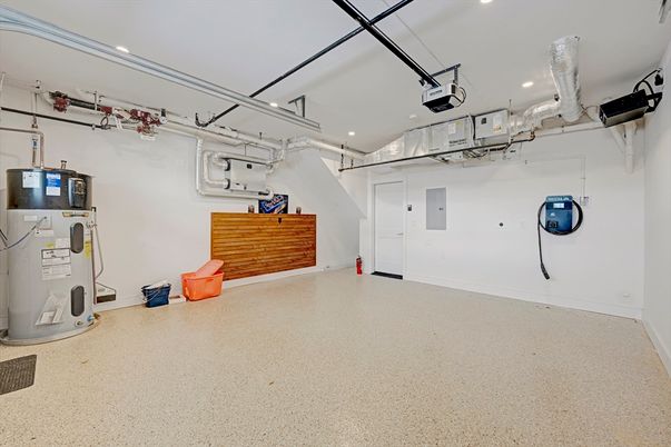 Garage, Interior, Recessed Lighting