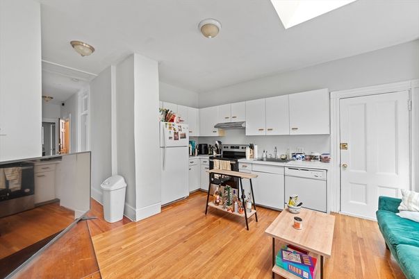 Interior, Kitchen, Wood Texture Flooring