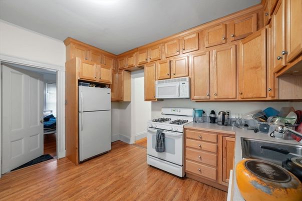 Interior, Kitchen, Wood Texture Flooring