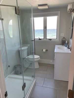 Bathroom, Glass Shower, Interior, Water
