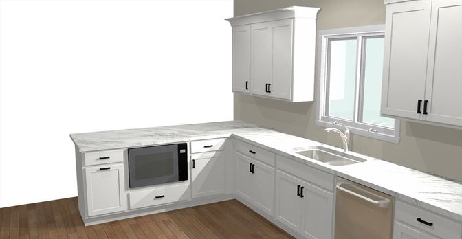 Interior, Kitchen, Wood Texture Flooring