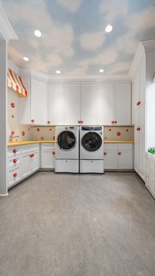 Interior, Recessed Lighting, Washer