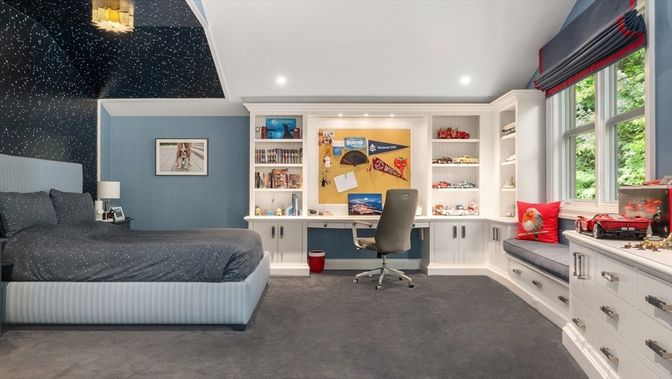 Bedroom, Home Office, Interior, Recessed Lighting