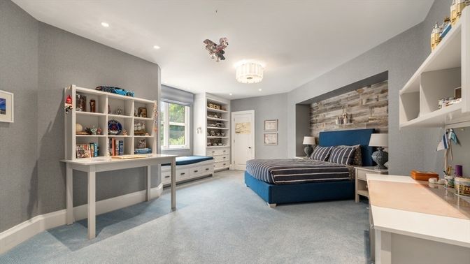 Bedroom, Chandelier, Interior, Recessed Lighting
