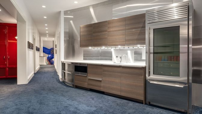Interior, Kitchen, Recessed Lighting, Stainless Steel Appliances