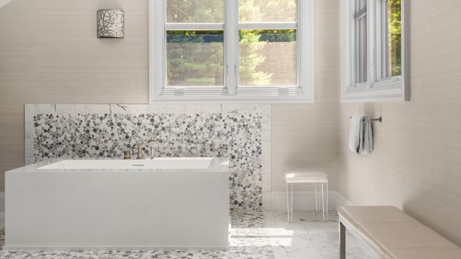 Bathroom, Interior, Marble