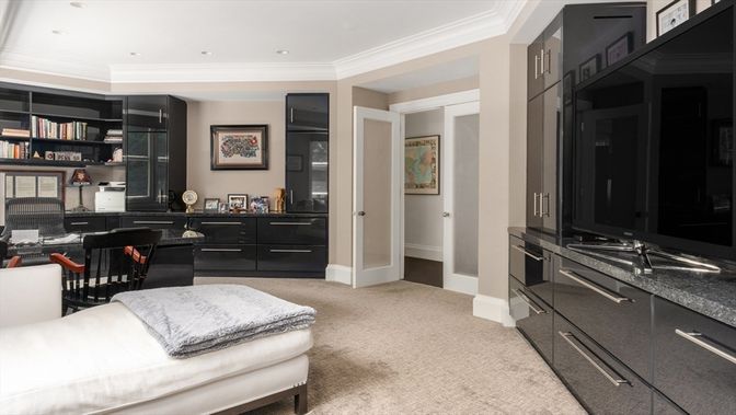 Home Office, Interior, Recessed Lighting