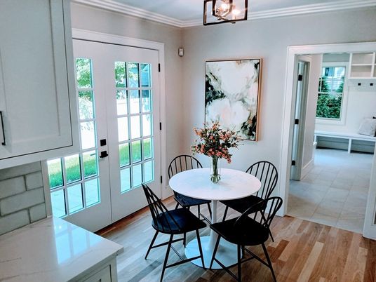 Dining room, Interior, Wood Texture Flooring