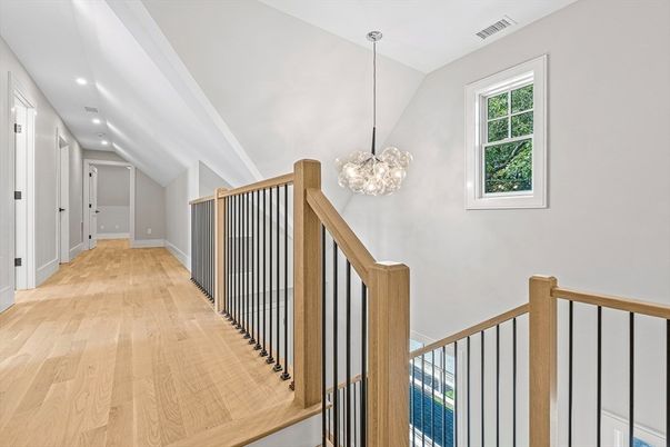 Interior, Pendant Lights, Recessed Lighting, Wood Texture Flooring