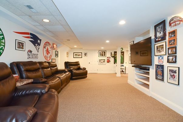Home Theatre Room, Interior, Recessed Lighting