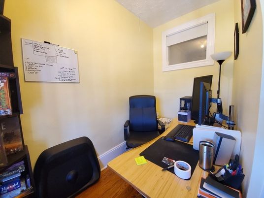 Home Office, Interior, Wood Texture Flooring