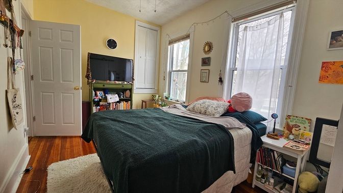 Bedroom, Interior, Wood Texture Flooring