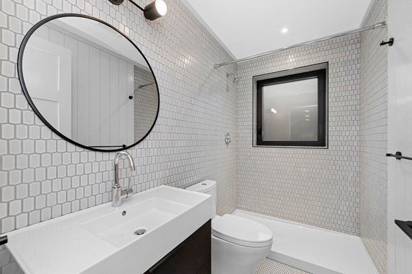 Bathroom, Interior, Recessed Lighting
