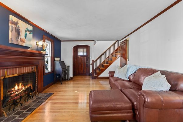 Fireplace, Interior, Living room, Wood Texture Flooring