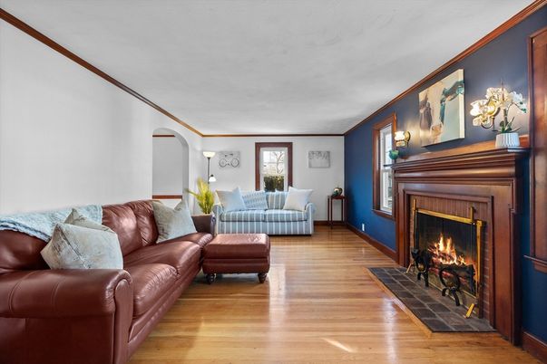 Fireplace, Interior, Living room, Piano, Wood Texture Flooring