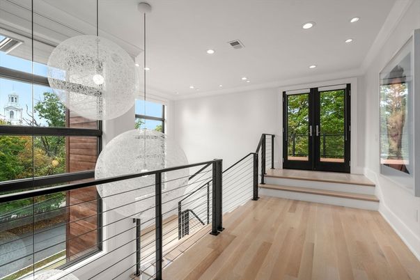 Interior, Pendant Lights, Recessed Lighting, Wood Texture Flooring