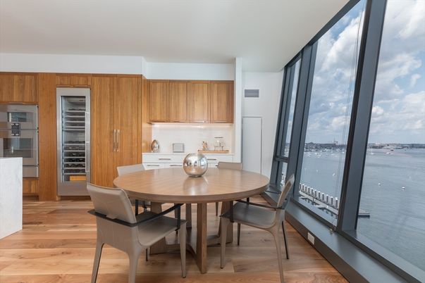 Dining room, Interior, Water, Wood Texture Flooring