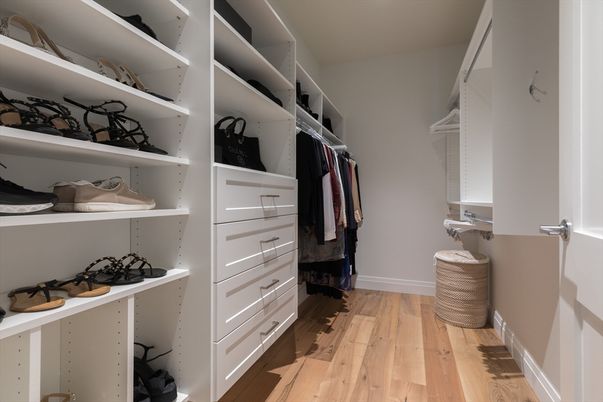 Interior, Walk-in Closets, Wood Texture Flooring