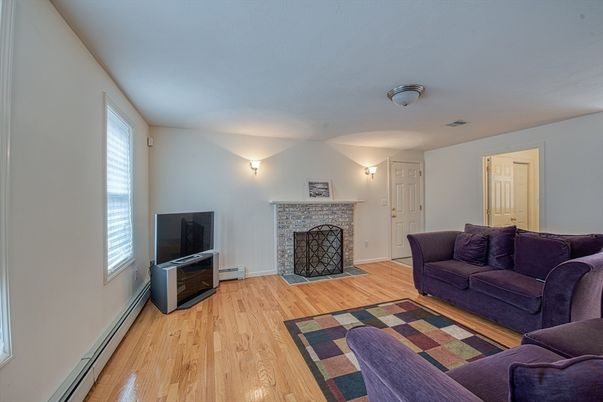 Fireplace, Interior, Living room, Wood Texture Flooring
