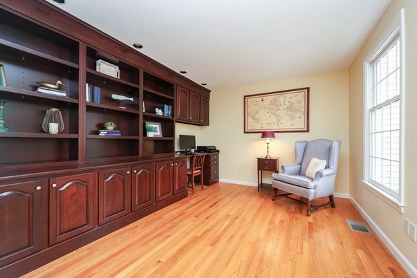 Home Office, Interior, Wood Texture Flooring