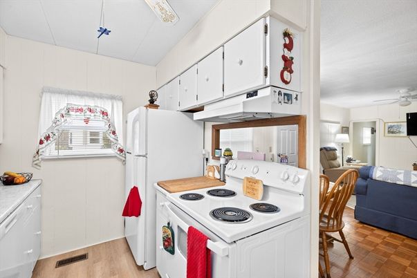 Interior, Kitchen, Living room, Wood Texture Flooring