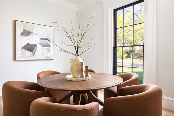 Dining room, Interior, Wood Texture Flooring